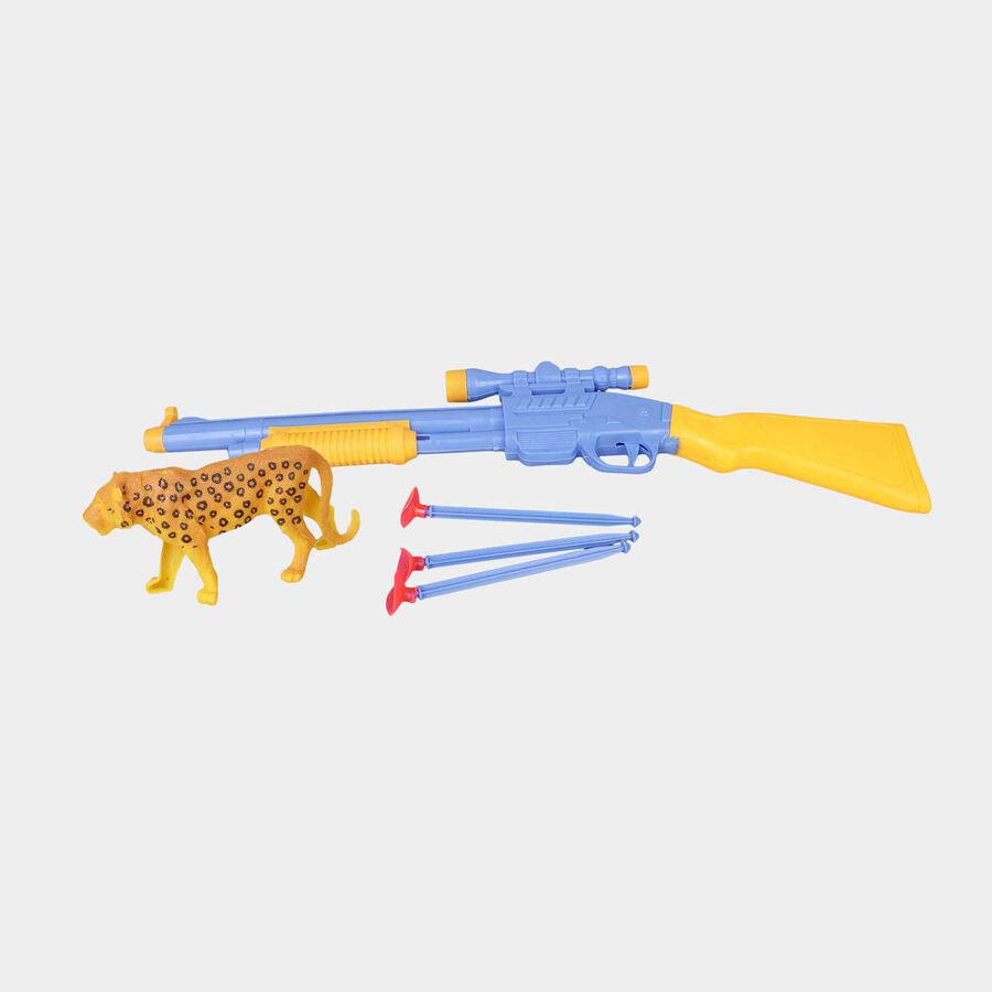 Gun With Walkie Or Animal Plastic Toy Gun , , large image number null