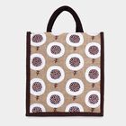Brown Jute Lunch Bag, , small image number null
