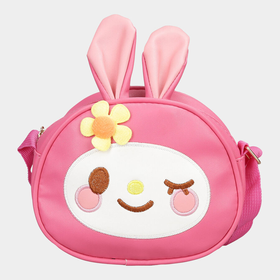 Kid's Pink Polyurethane Bag, , large image number null