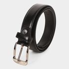 Men's Black Polyurethane Formal Belt, , small image number null