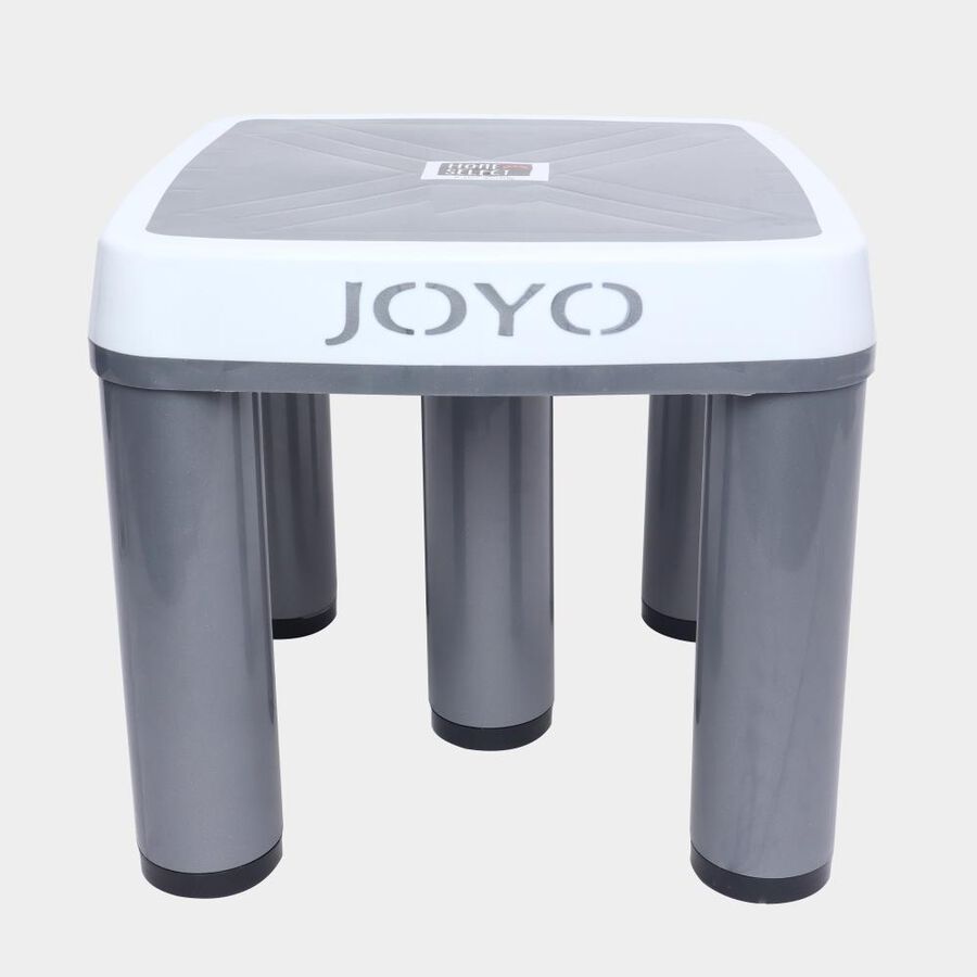 Grey Plastic Bath Stool, , large image number null