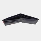 Men's Blue Polyurethane Wallet, , small