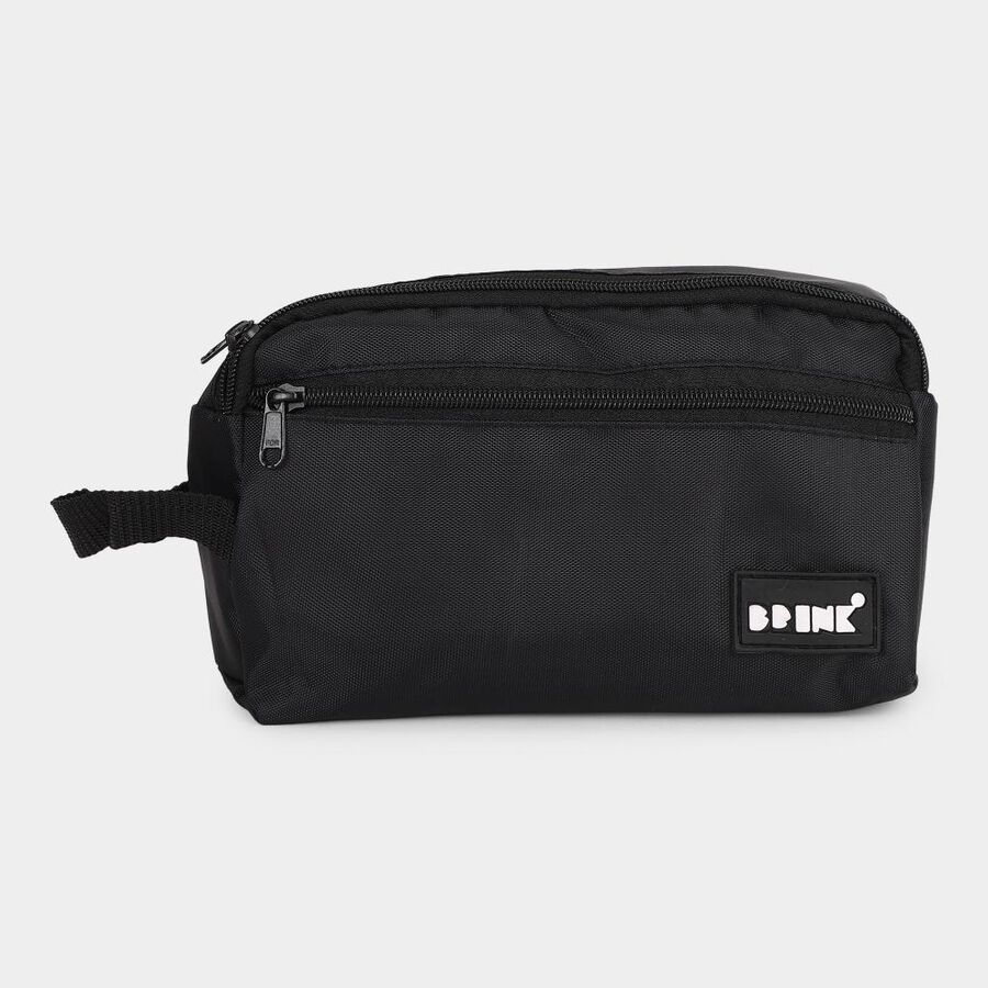 Black PU Utility Bag, , large