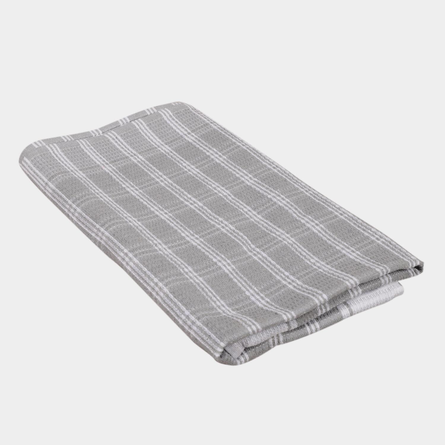 Home Beautiful                         220 GSM Grey Cotton Blend Bath Towel