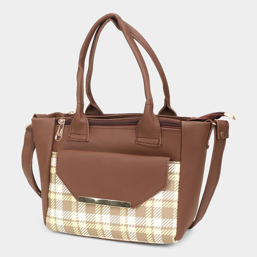 Women's Tan Polyurethane Sling Bag, , large image number null