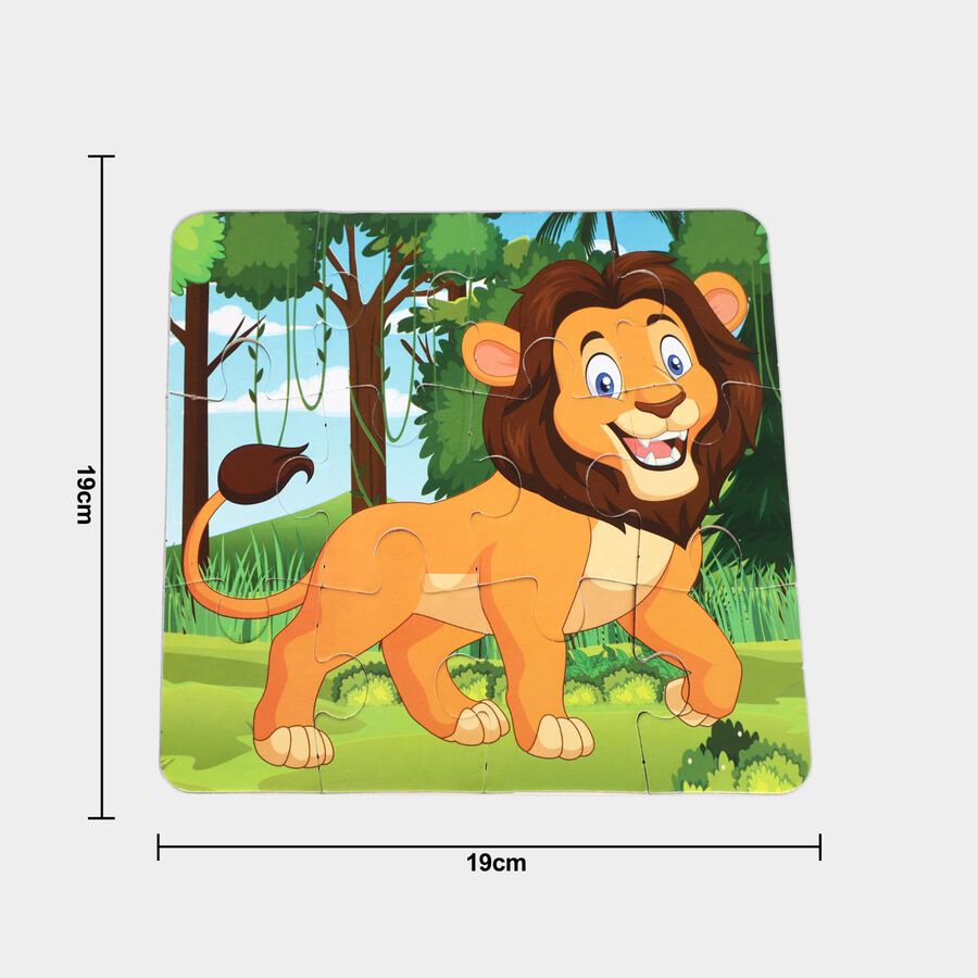 Wild Animals Jigsaw Puzzleset of 3, , large image number null