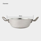 Aluminium Kadhai - 9.5 in. (1.7L), , small image number null