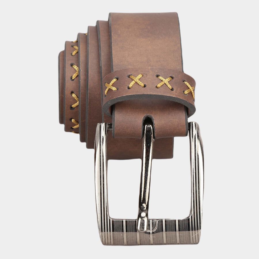 Men's Polyurethane Casual Belt, Size 32, Braided/Weaving, , large image number null