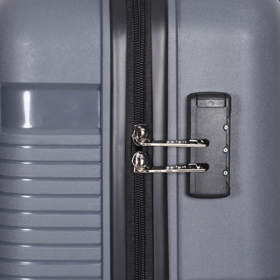 4-Wheel Dark Grey Polypropylene Hard Case Trolley, Small, , large image number null