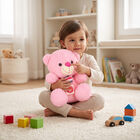 Kid's Light Pink Fabric Teddy Bear, , small