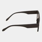 Men's Plastic Clear Glass Rectangle Sunglasses, , small image number null