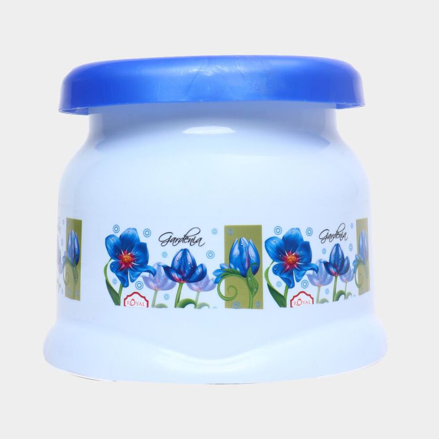 Blue Plastic Bath Stool, , large image number null