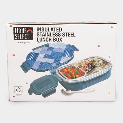 600ml Plastic & Steel Lunch Box