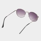 Men's Metal Gradient Round Sunglasses, , small