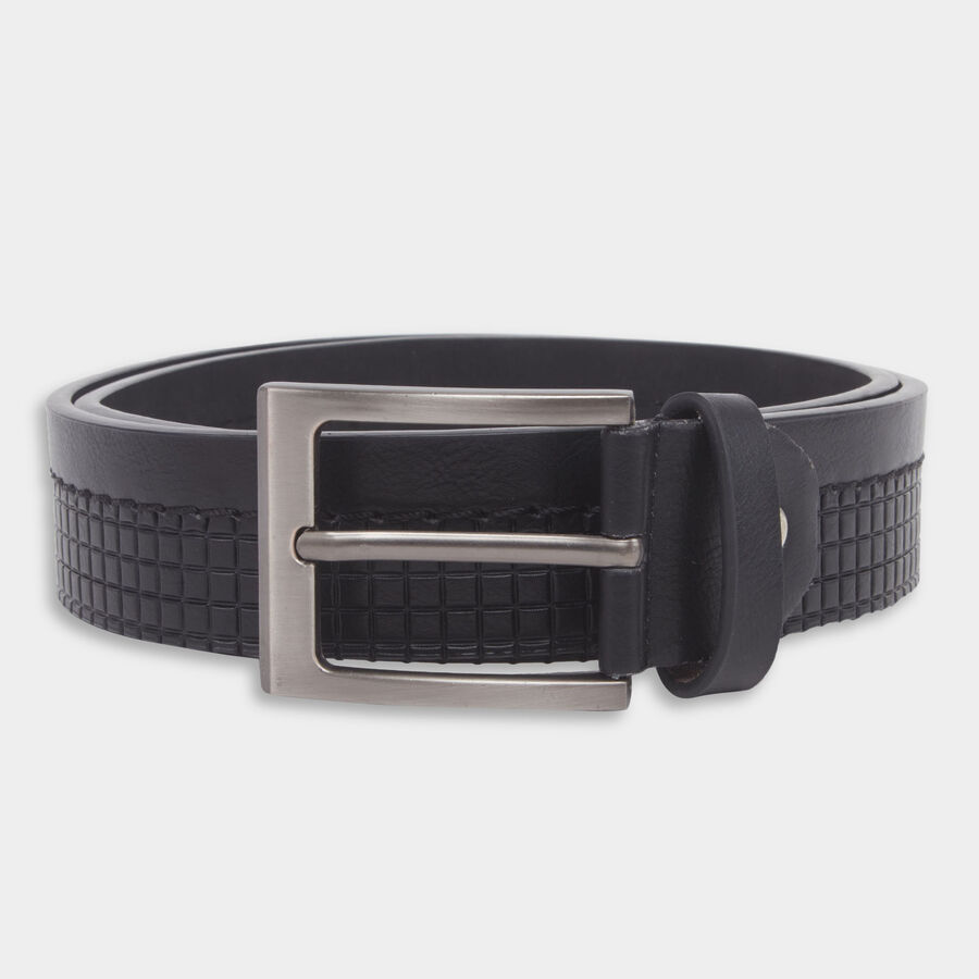 Men Casual Black Belt (36 in.), , large image number null