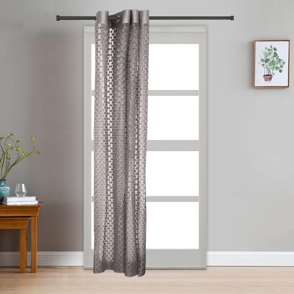 Home Beautiful                         7ft. Dark Grey Polyester Door Curtain