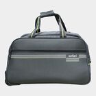 2 Wheels Dark Grey Polyester Duffle Trolley,Small , , small