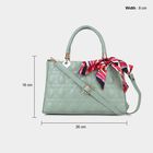 Women's Light Green Polyurethane Hand Bag, , small image number null