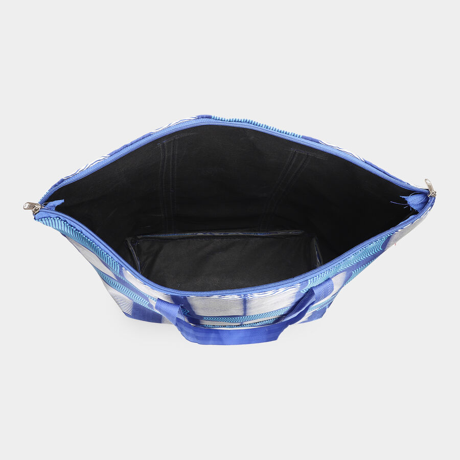 Blue Fabric And Polyester Bag, , large image number null
