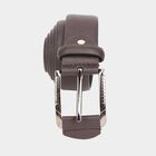 Men's Brown Polyurethane Casual Belt, , small image number null