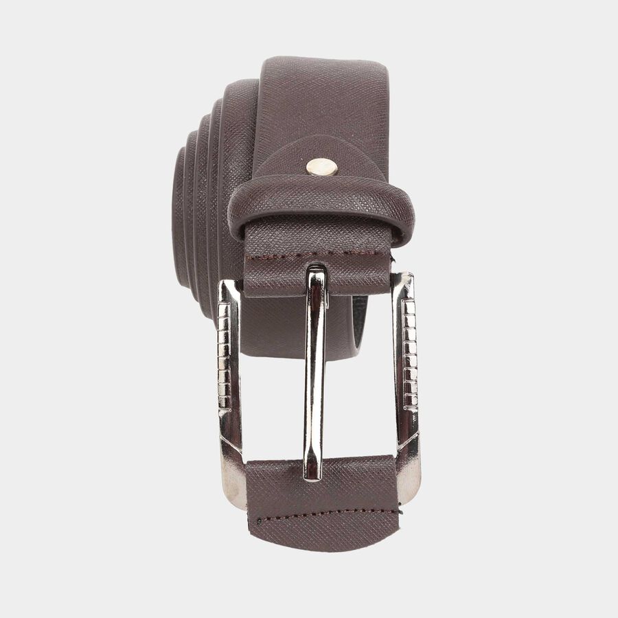 Men's Brown Polyurethane Casual Belt, , large image number null