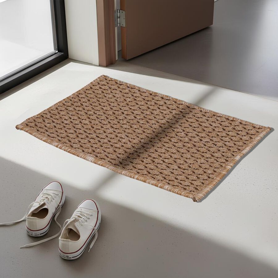 Anti-SKId Beige Polypropylene Door Mat, , large image number null