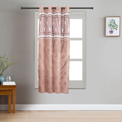 5ft. Brown Polyester Curtain