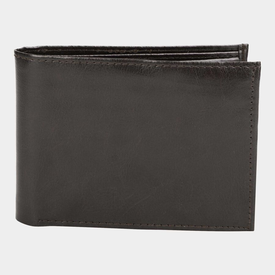 Men's Black Polyurethane Wallet, , large image number null