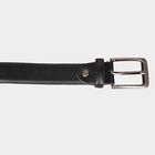 Men's Black Polyurethane Formal Belt, , small