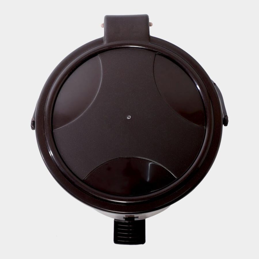 6.2 L Brown Plastic Dustbin, , large image number null