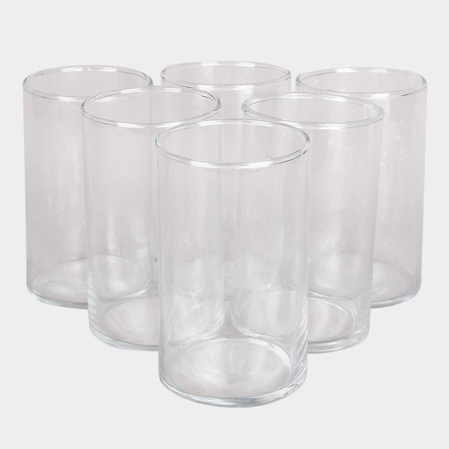 Round Glass Set Of 6 Tumbler, , large image number null