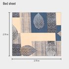 120 GSM Multicolour Microfiber Double Bedsheet, , small image number null