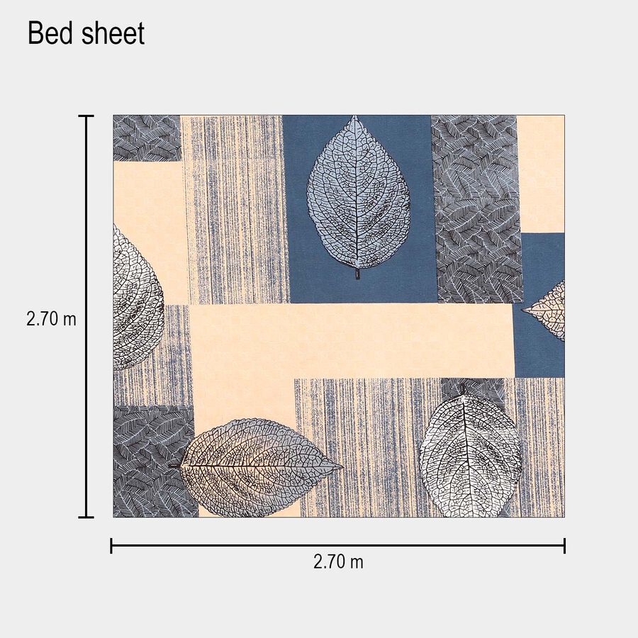 120 GSM Multicolour Microfiber Double Bedsheet, , large image number null