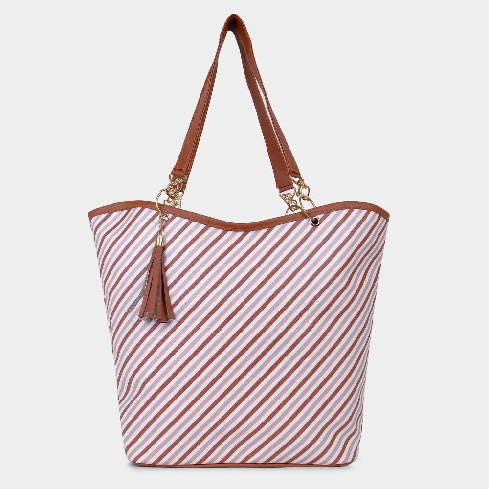Lucky Charm Women s 2 Compartment Medium Polyurethane Tote Bag Vishal Mega Mart India