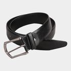 Men PU Black Belt - 32 Inches, , small image number null