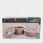 1.5|800ml Stainless Steel, Plastic Casserole, , small image number null