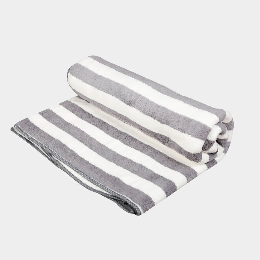 Grey Microfiber Bath Towel, , large image number null