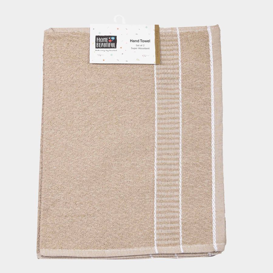 200 GSM Beige Cotton Hand Towel, , large image number null