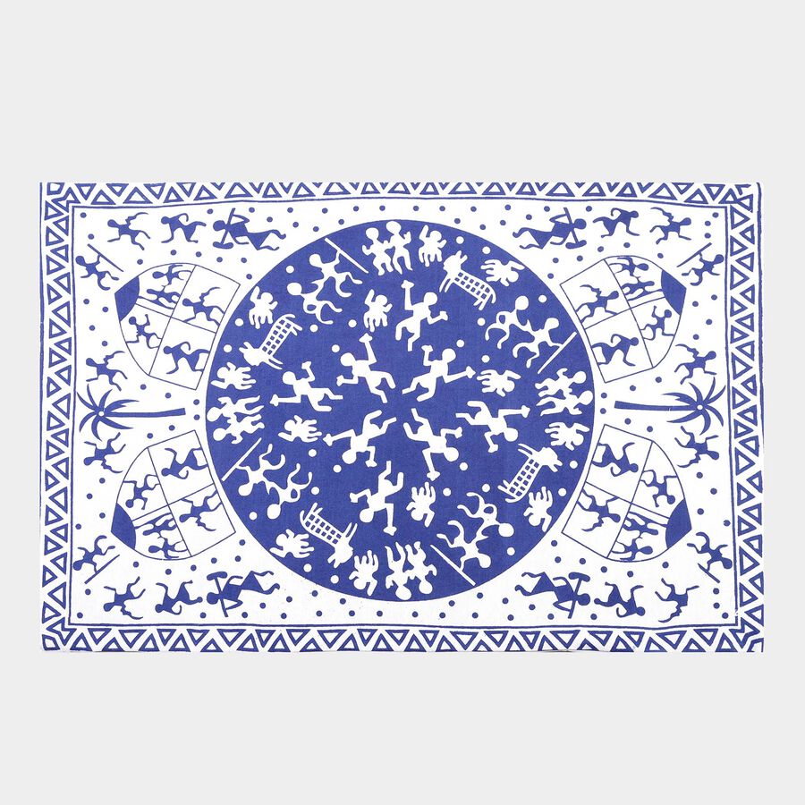 Printed Cotton Blend Pillow Cover, , large image number null