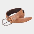 Men's Tan Polyurethane Casual Belt, , small
