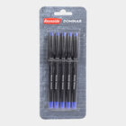 5 Pcs. Plastic Educational Pen - Colour/Design May Vary, , small image number null