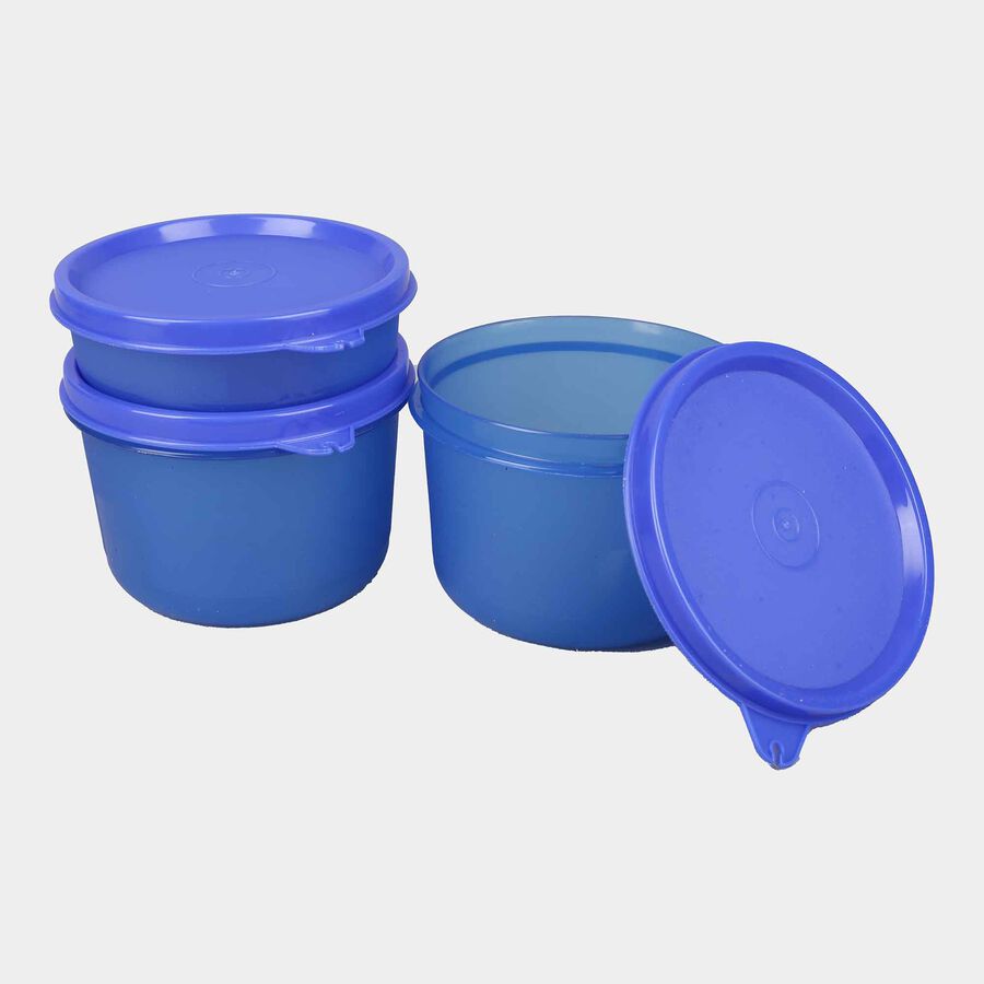 Plastic Lunch Box - 3 Containers With Bag, , large image number null