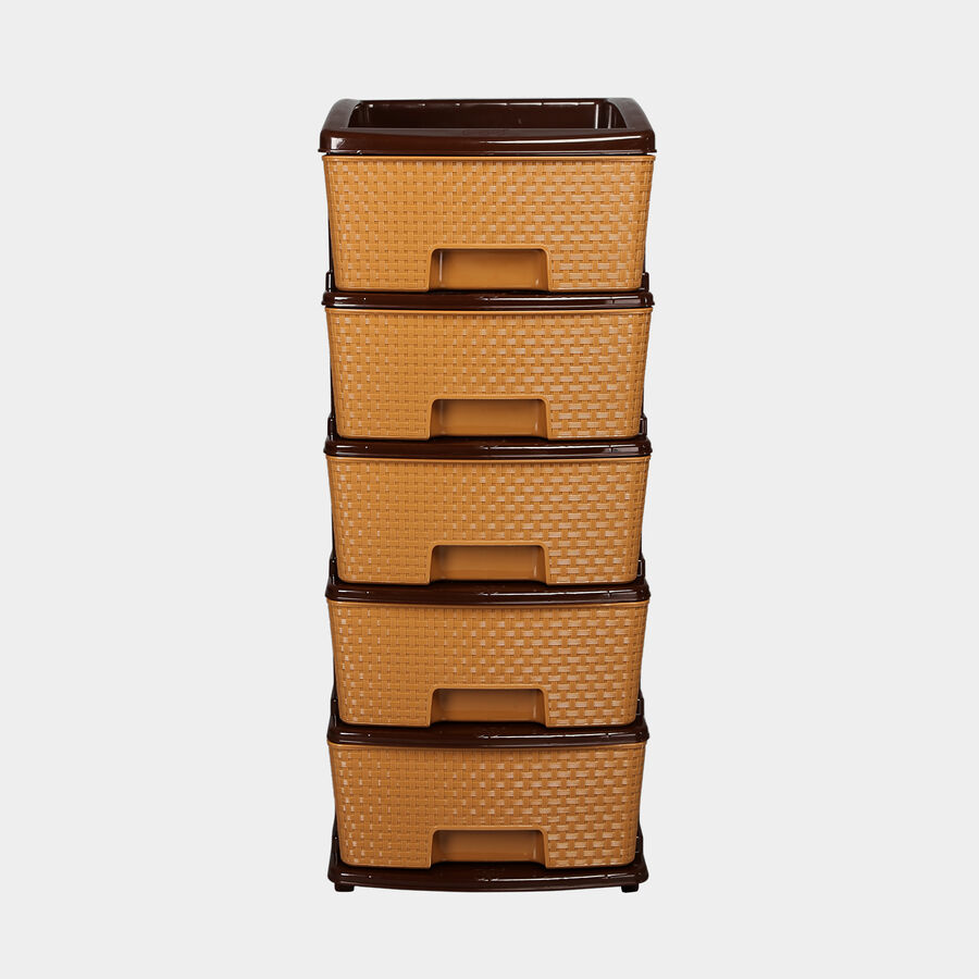 5-Tier Plastic Multi-Drawer Organizer, , large image number null