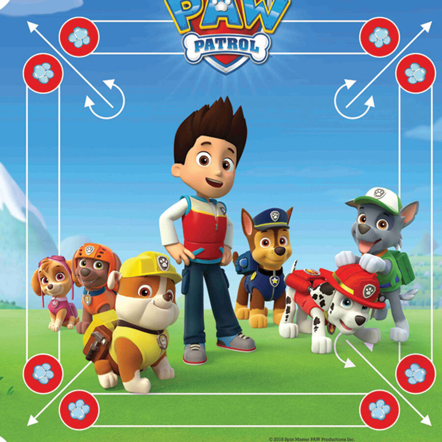 Paw Patrol Carrom Board With 19 Coins & Striker (20 in.), , large image number null