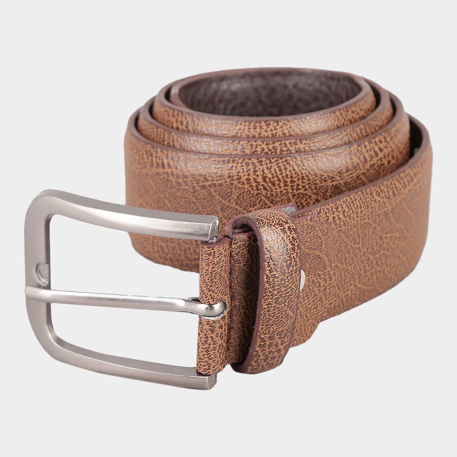 Men's Brown Polyurethane Casual Belt, , large image number null