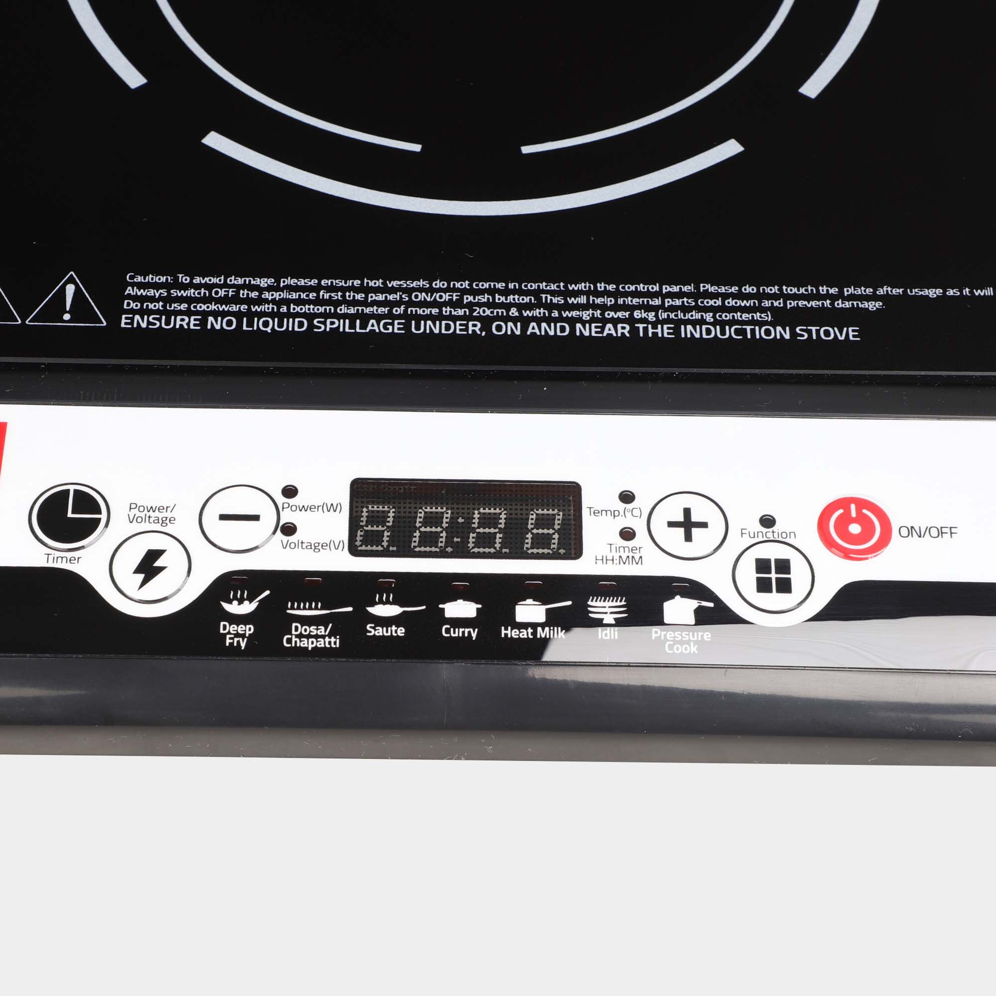 Tandem induction deals cooker