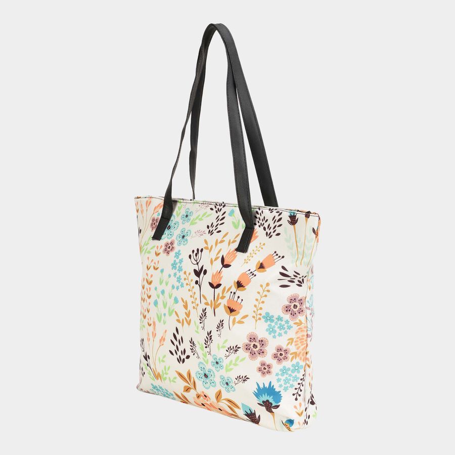 White Fabric-Polyester Bag, , large image number null