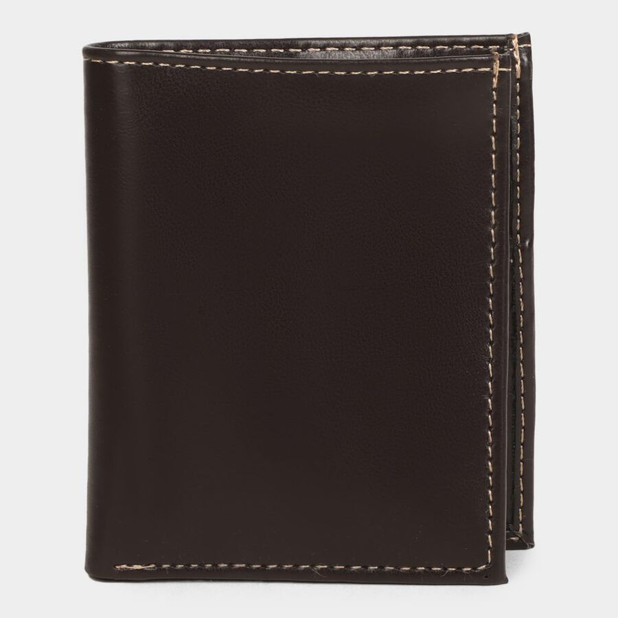 Men's Brown Polyurethane Wallet, , large image number null