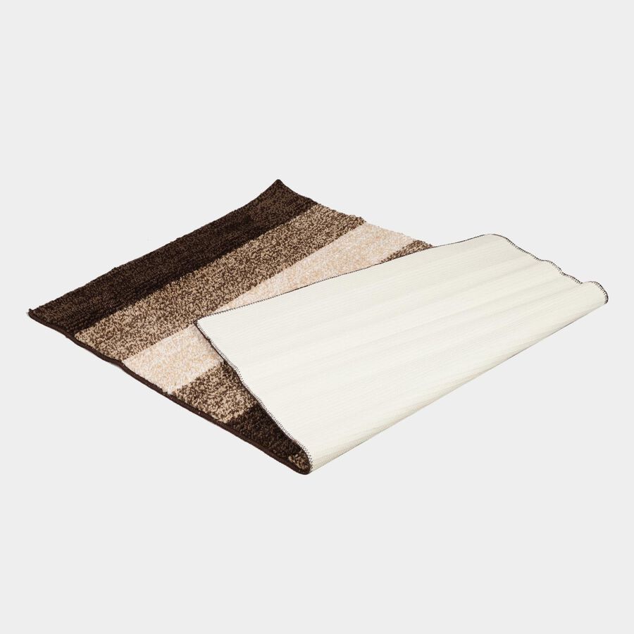 Brown Polyester Bedside Runner, , large image number null