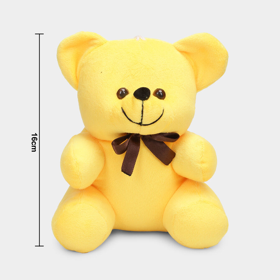 Yellow Fabric Teddy Bear, , large